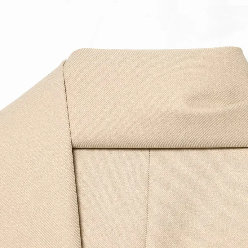 Damen Cape-Mantel mit integriertem Schalkragen und Ein-Knopf-Verschluss Drune