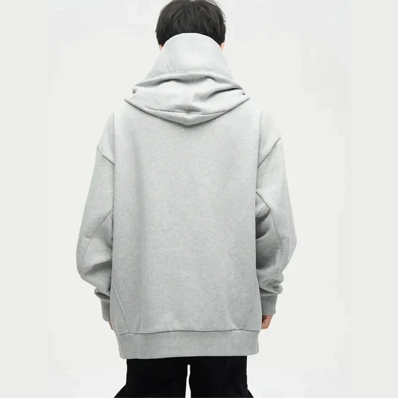 Drune | Ninja-Hoodie mit Doppeltem Ausschnitt
