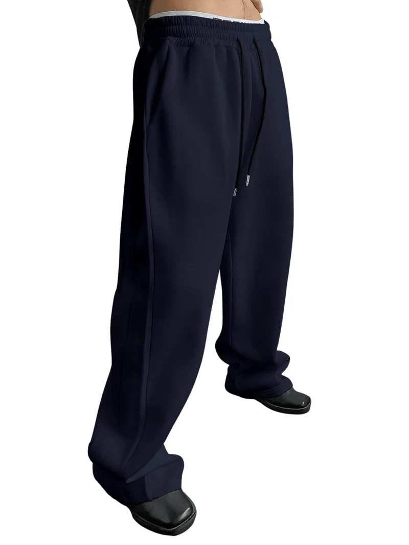 Unisex nan lässige Oversize Jogginghose mit elastischem Bund und Kordelzug Drune