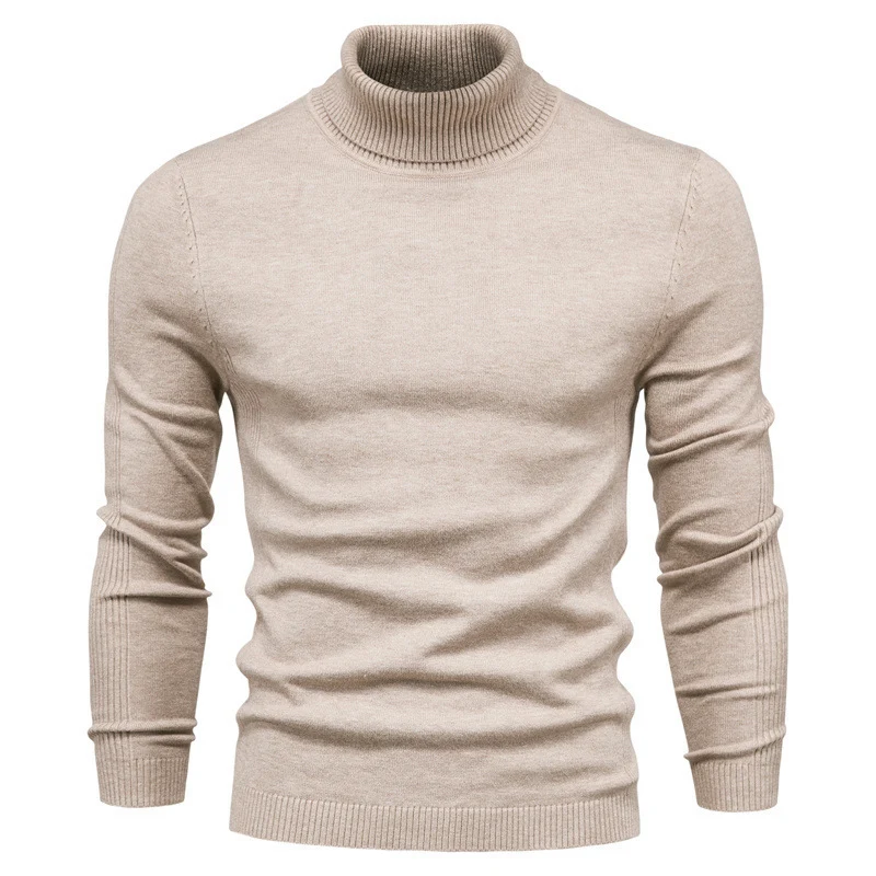 Herren Rollkragenpullover aus hochwertiger Wolle Drune