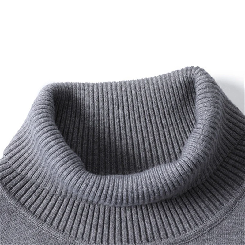Herren Rollkragenpullover aus hochwertiger Wolle Drune