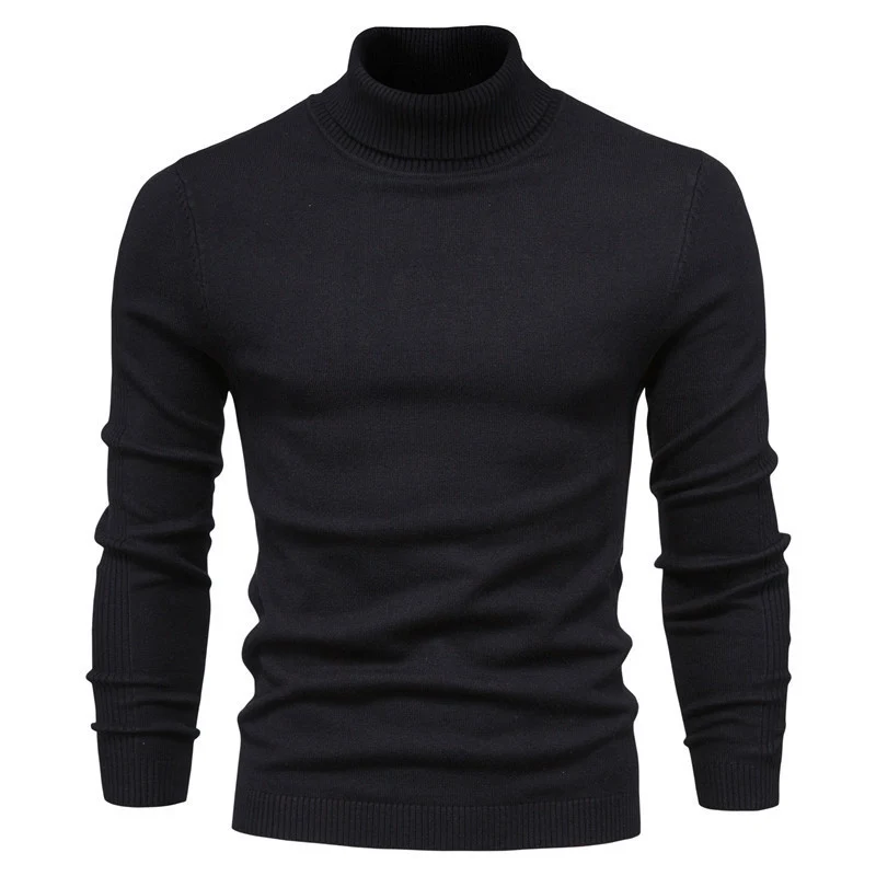 Herren Rollkragenpullover aus hochwertiger Wolle Drune