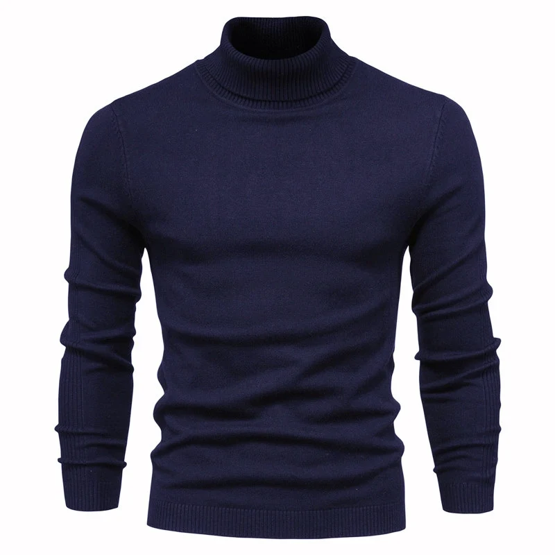 Herren Rollkragenpullover aus hochwertiger Wolle Drune