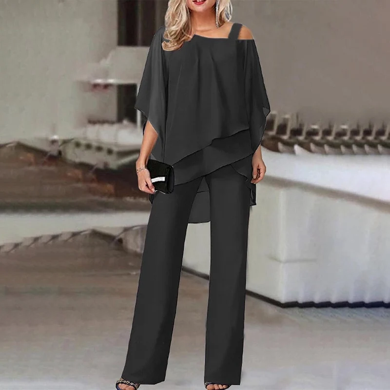Drune | Jumpsuit | Eleganter Zweiteiler mit Cold Shoulder