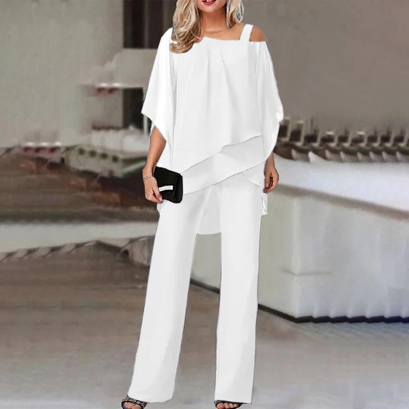 Drune | Jumpsuit | Eleganter Zweiteiler mit Cold Shoulder