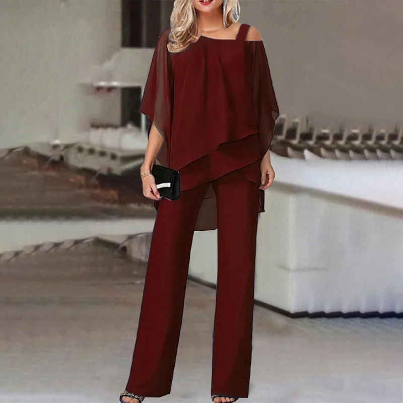 Drune | Jumpsuit | Eleganter Zweiteiler mit Cold Shoulder