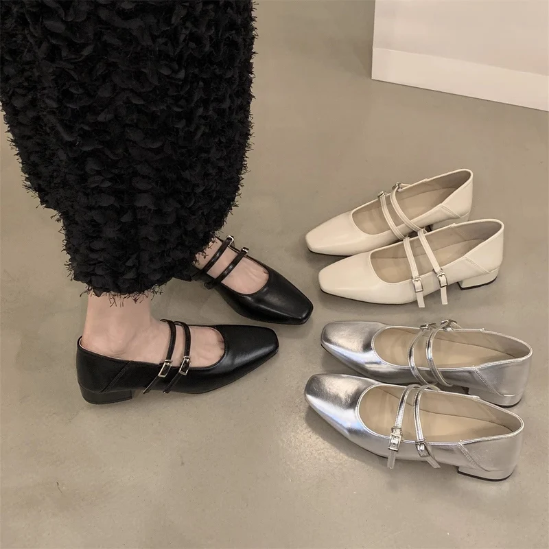 Damen stilvolle Pumps mit verstellbaren Riemen Drune