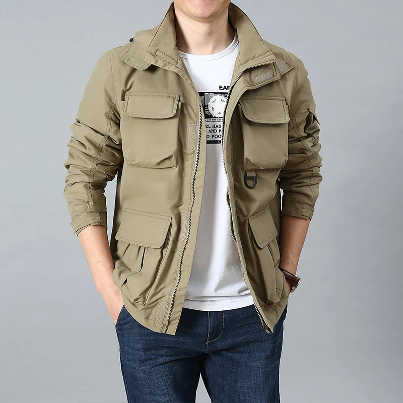 Herren Vielseitige Utility-Jacke Drune