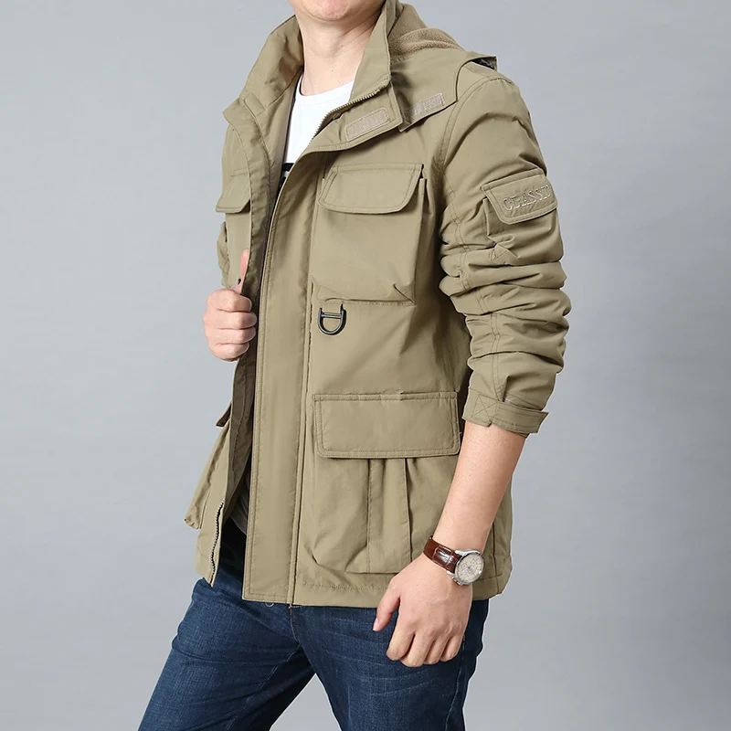Herren Vielseitige Utility-Jacke Drune