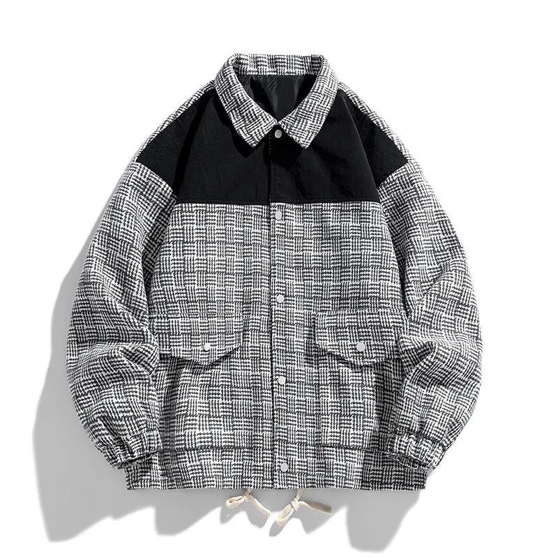 Herren Übergroße Utility-Jacke Drune