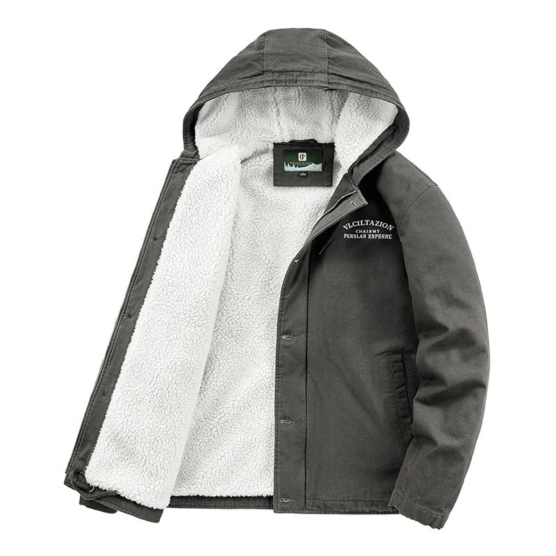 Herren Übergangsjacke mit Teddyfutter Drune