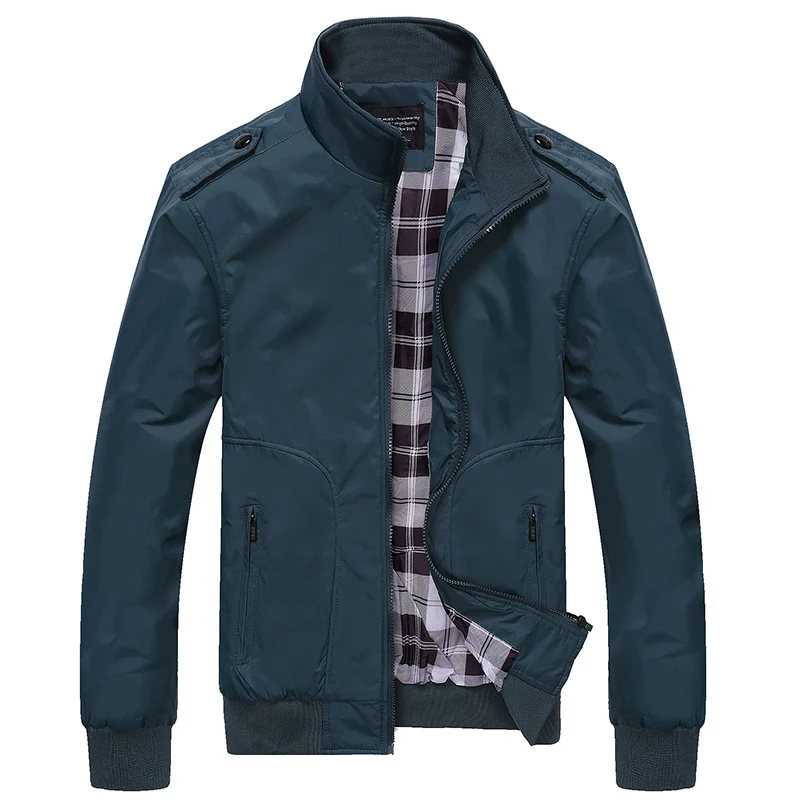 Herren Übergangsjacke mit hohem Kragen Drune