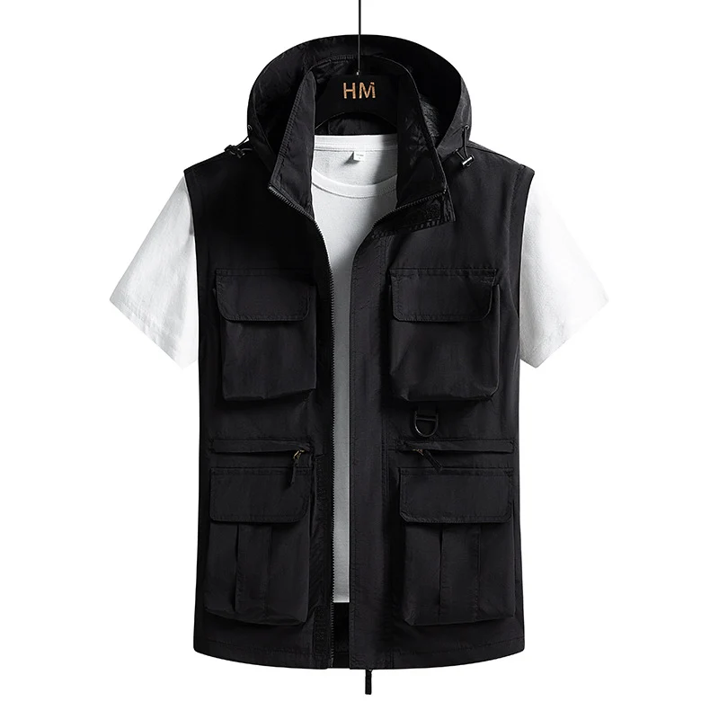 Herren Trendige Utility-Jacke Drune