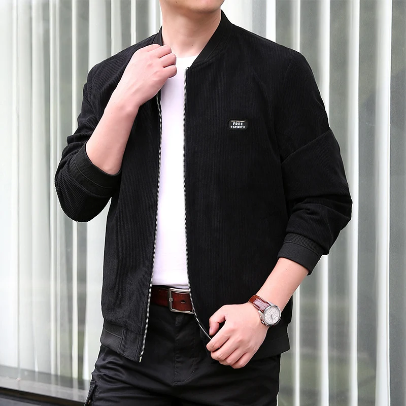 Herren Trendige Cordjacke Drune