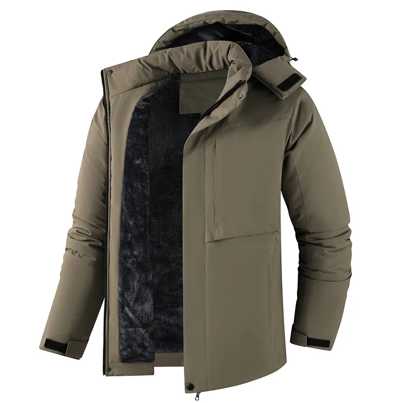 Herren Technische Winterjacke mit Fleece-Innenfutter Drune