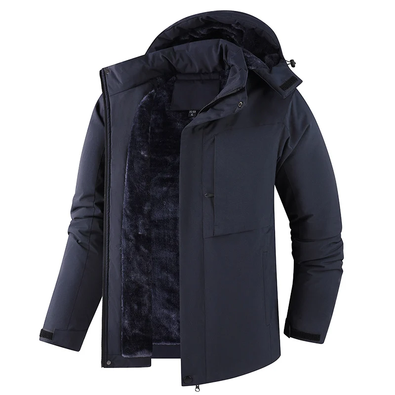 Herren Technische Winterjacke mit Fleece-Innenfutter Drune