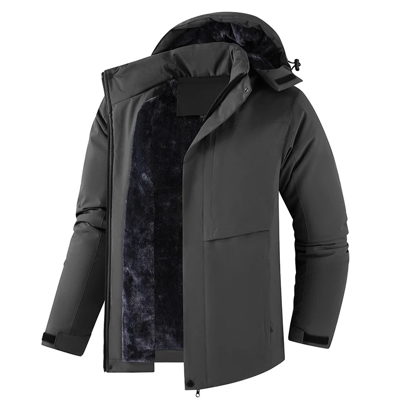 Herren Technische Winterjacke mit Fleece-Innenfutter Drune