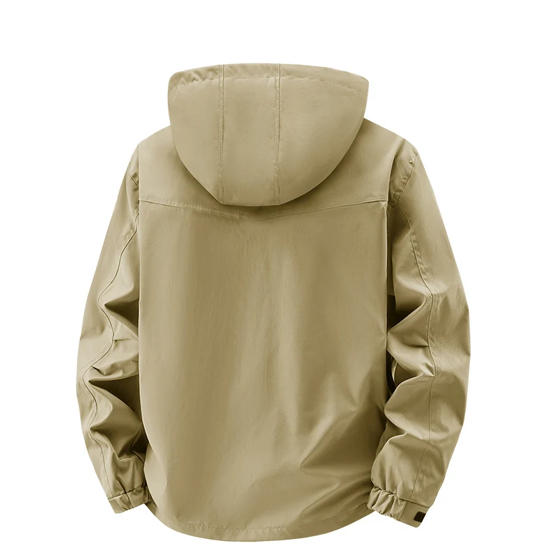 Herren Technische Wetterjacke mit abnehmbarer Kapuze Drune