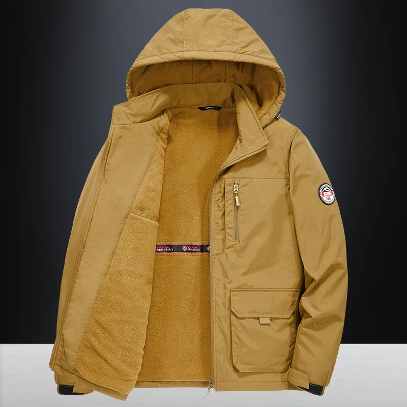 Herren Technische Übergangsjacke mit Fleece-Innenfutter Drune