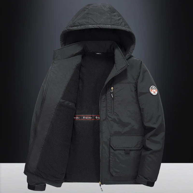 Herren Technische Übergangsjacke mit Fleece-Innenfutter Drune