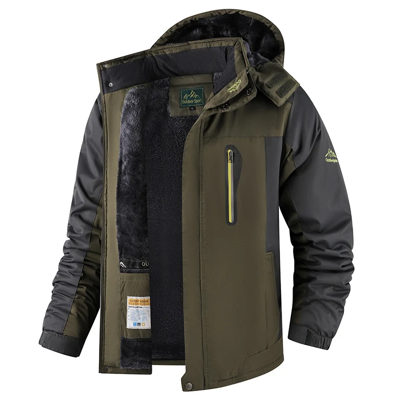 Herren Technische Outdoorjacke mit viele Taschen Drune