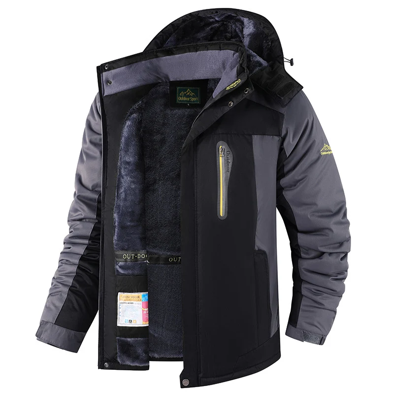 Herren Technische Outdoorjacke mit viele Taschen Drune