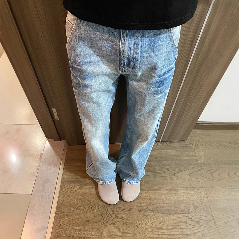 Herren Modische Weitgeschnittene Jeans Drune