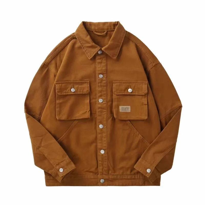 Herren Modische Utility-Jacke im urbanen Stil Drune
