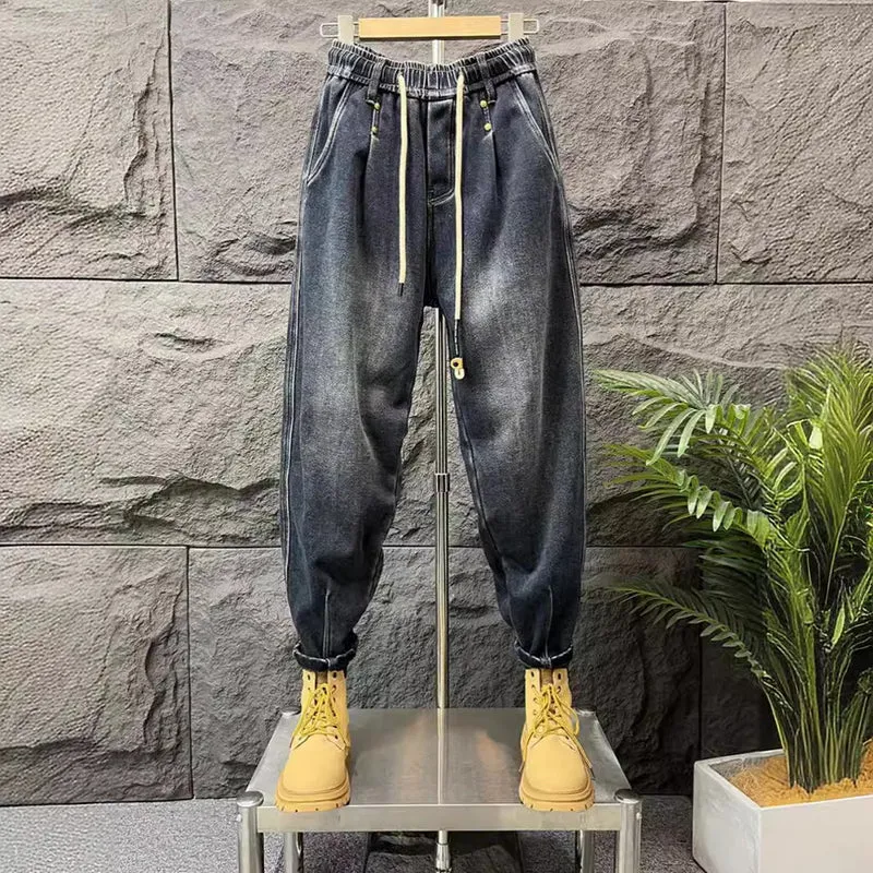 Herren Modische Ripped Jeans mit kreativen Patches Drune 1788342369