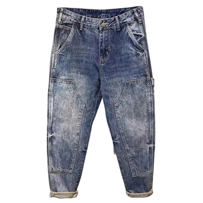 Herren Modische Ripped Jeans im Vintage-Look Drune