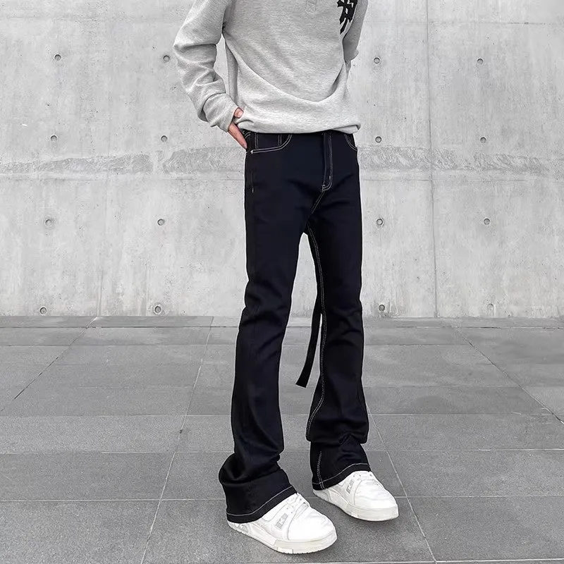 Herren Modische geflammte Jeans Drune
