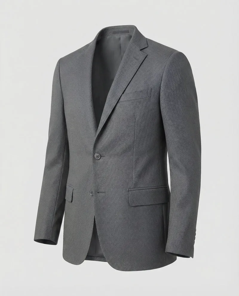 City Blazer Strukturstoff Herren