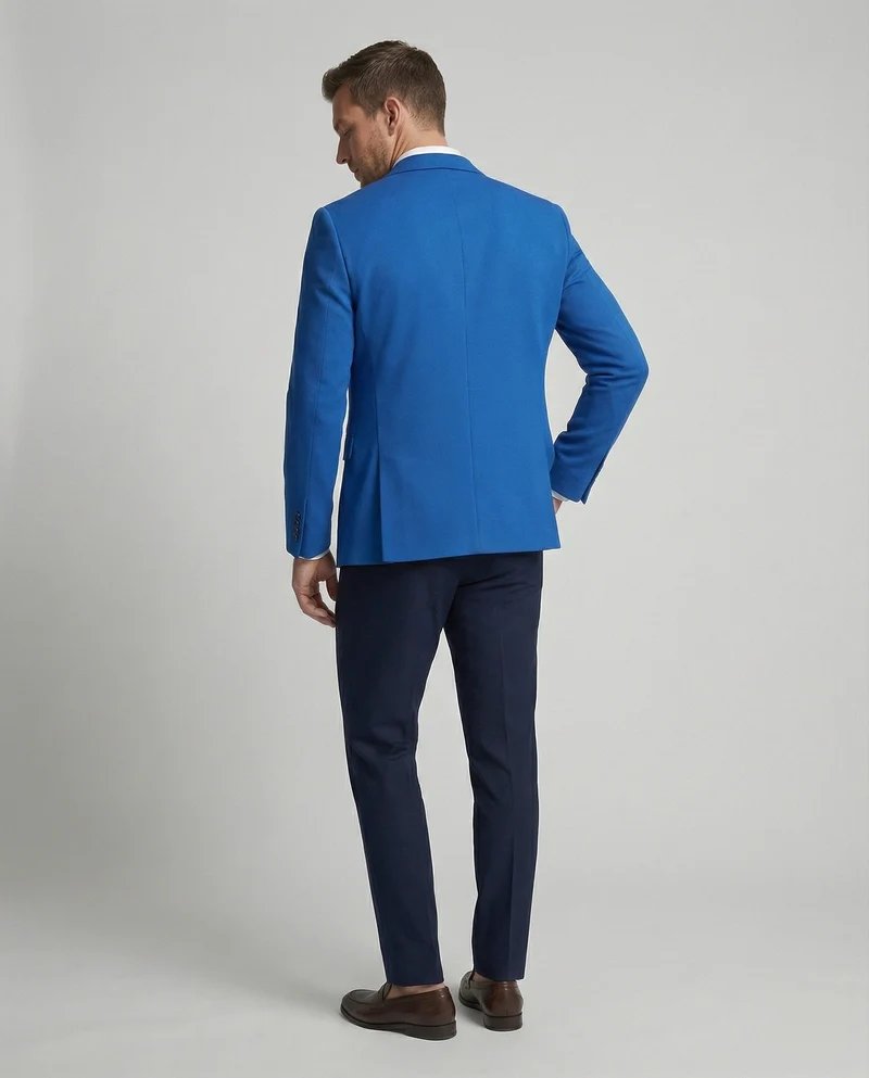 City Blazer Strukturstoff Herren