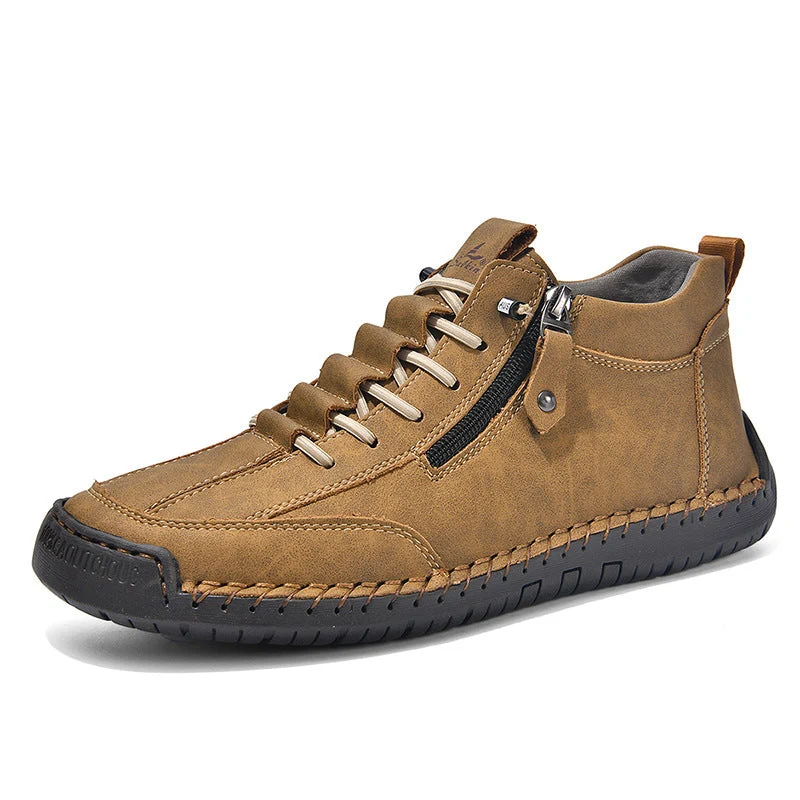 Herren Trendige und bequeme Stiefel mit seitlichem Reißverschluss Drune