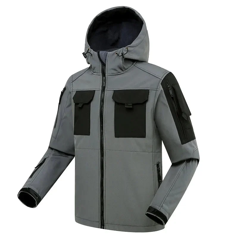Drune | Outdoor Herren Cargo Set wasserdicht und winddicht mit Kapuze für Wandern und täglichen Gebrauch