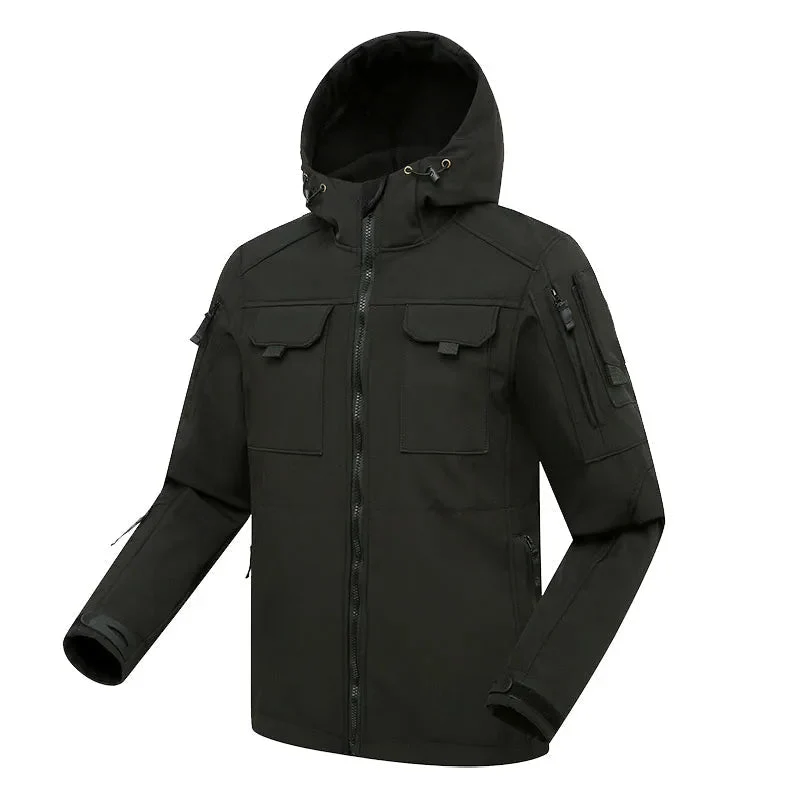 Drune | Outdoor Herren Cargo Set wasserdicht und winddicht mit Kapuze für Wandern und täglichen Gebrauch