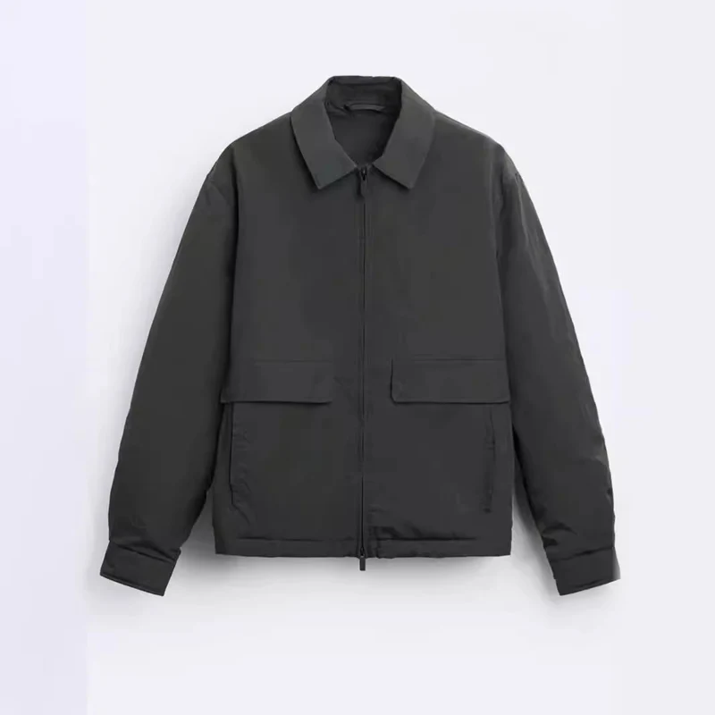 Herren lässige Jacke mit praktischen Taschen und modernem Schnitt Drune