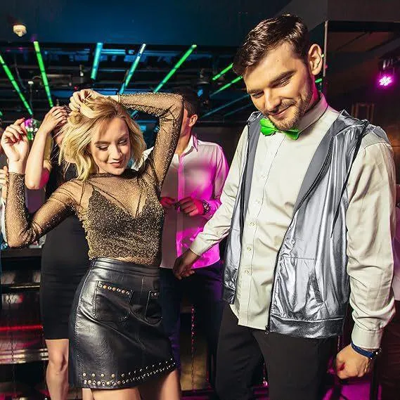 Herren Kapuzenweste mit glänzendem Obermaterial und praktischen Taschen Drune