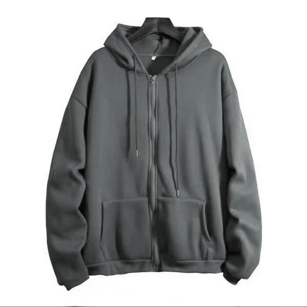 Damen Kapuzenjacke mit durchgehendem Reißverschluss und praktischen Kängurutaschen Drune