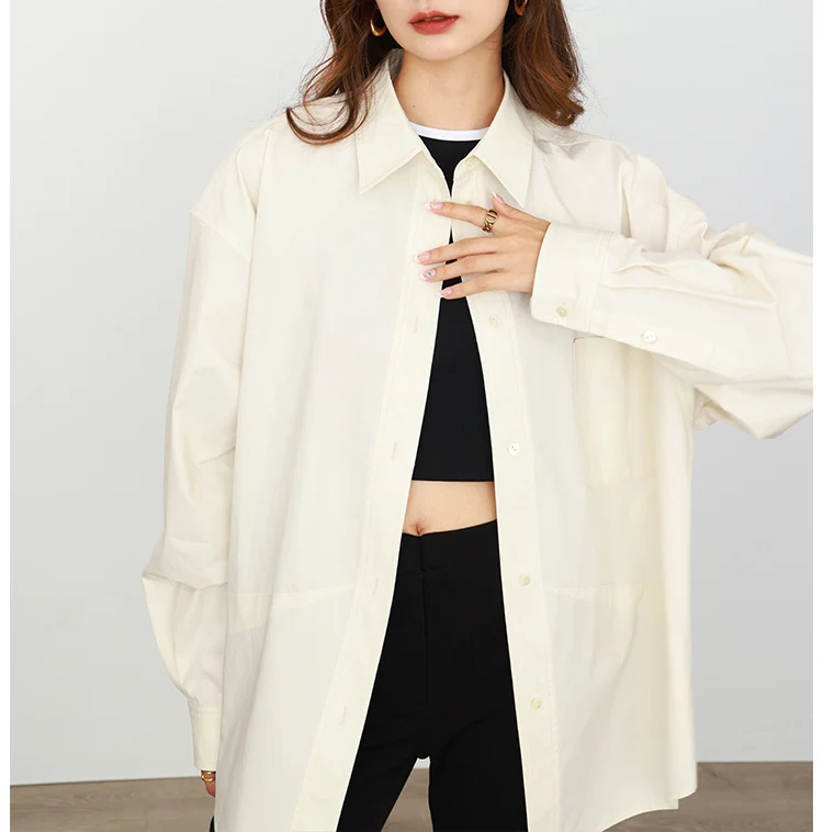 Damen Oversized Hemd Drune