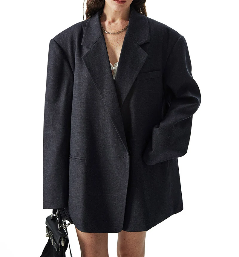 Damen Oversized Blazer mit lässigem Schnitt Drune