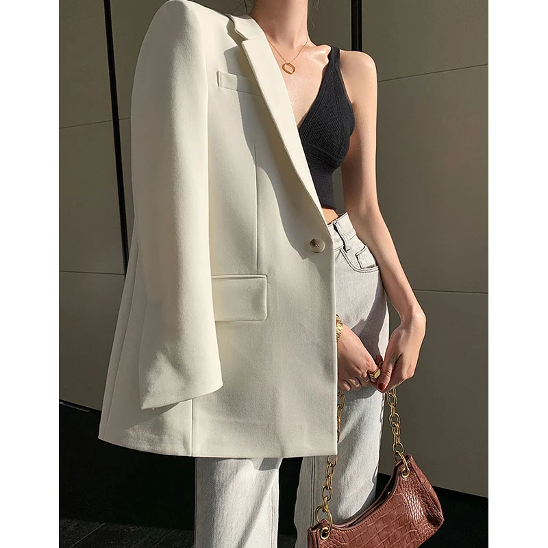 Damen Oversized Blazer im minimalistischen Design Drune