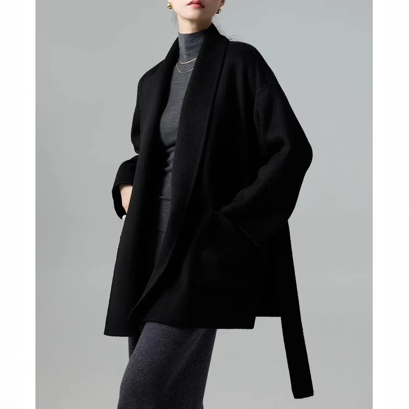 Damen Modischer Oversized-Blazer mit praktischen Taschen Drune
