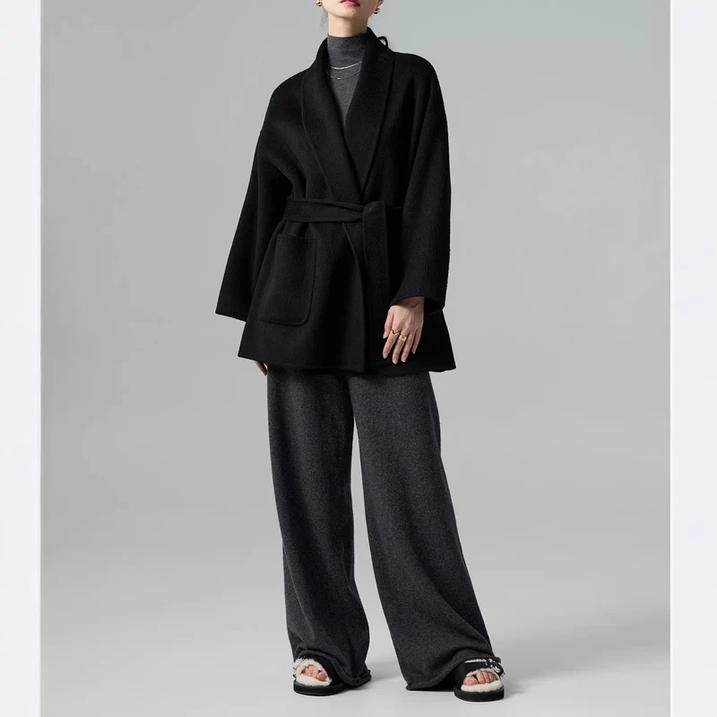 Damen Modischer Oversized-Blazer mit praktischen Taschen Drune