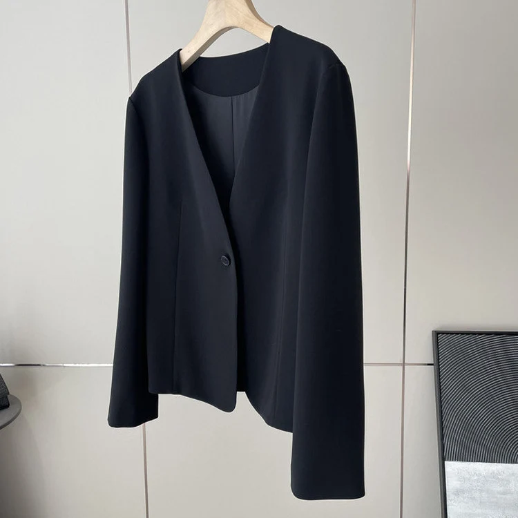 Damen Modischer Oversized-Blazer Drune