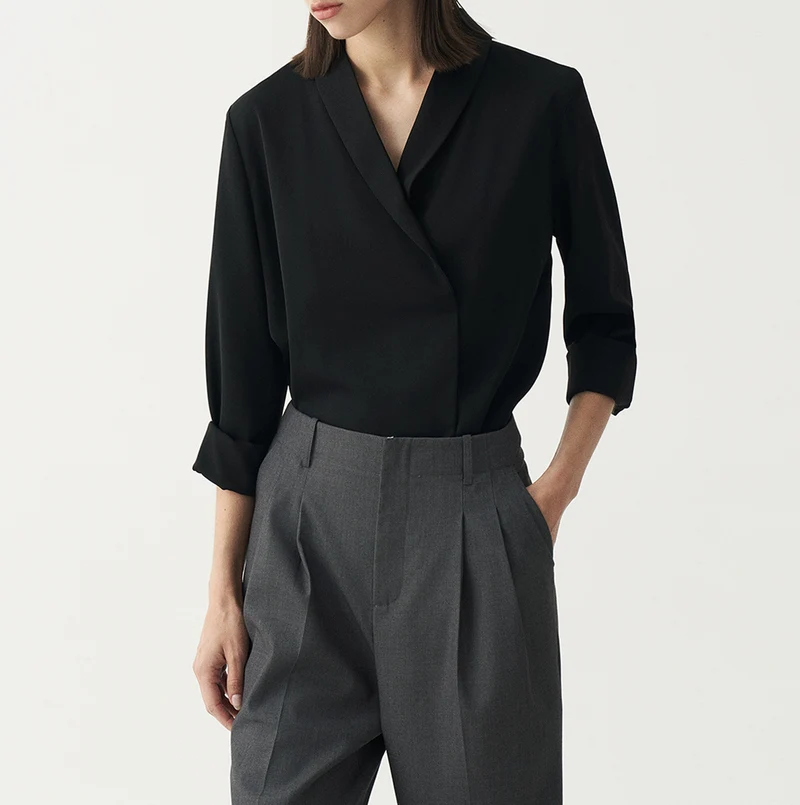 Damen Modischer Blazer mit modernem Schnitt Drune