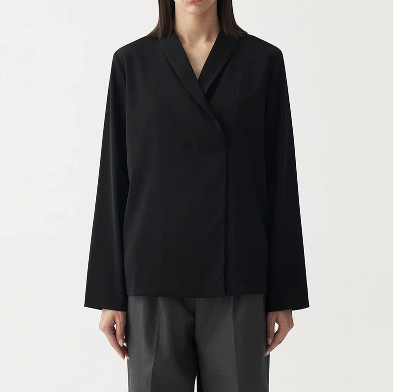 Damen Modischer Blazer mit modernem Schnitt Drune