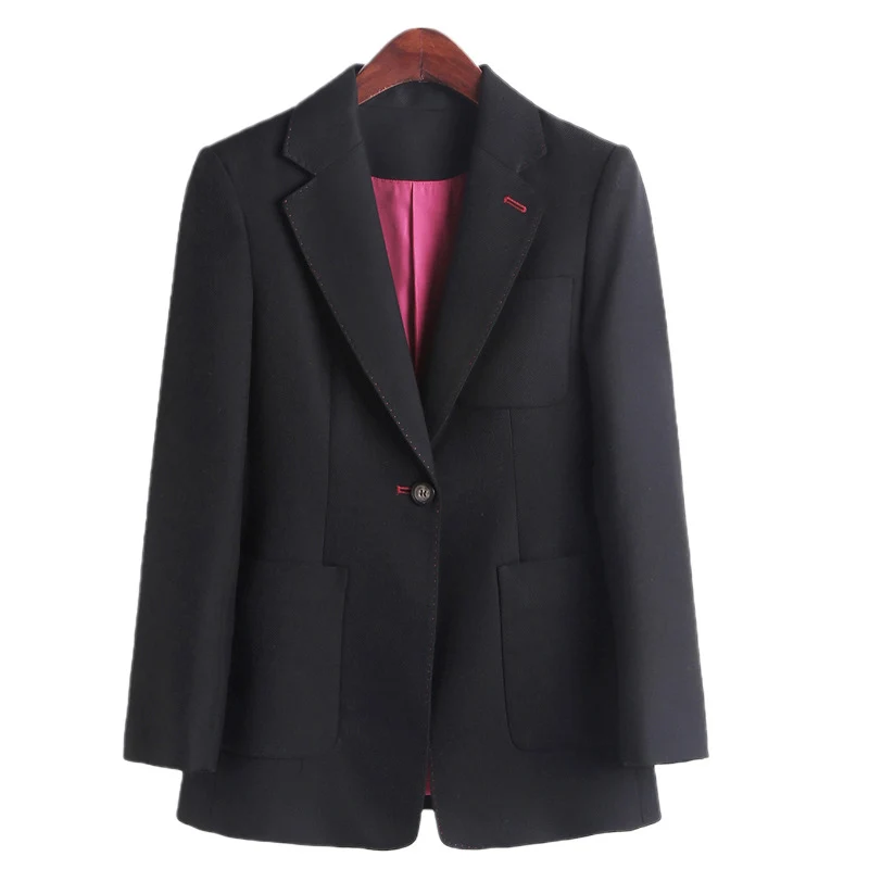 Damen Modischer Blazer mit großen Taschen Drune