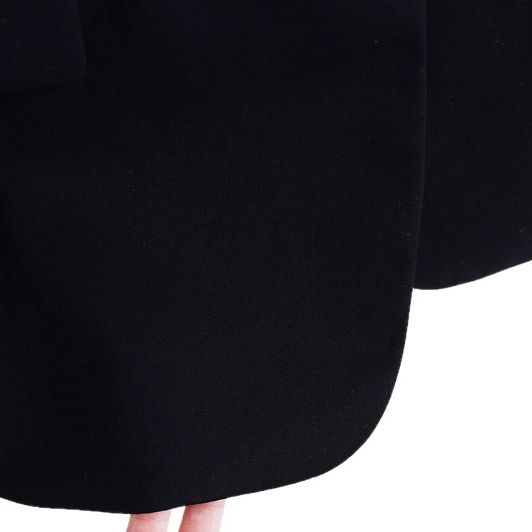 Damen Modischer Blazer mit einfachem Kragen Drune
