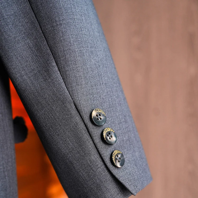 Damen Modischer Blazer mit 3D-Blüten-Details Drune
